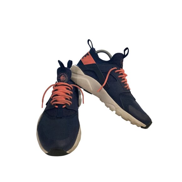 Nike Air 847568 Huarache Run Youth Size 5Y Blue Athletic Sneakers Shoes - Picture 1 of 8